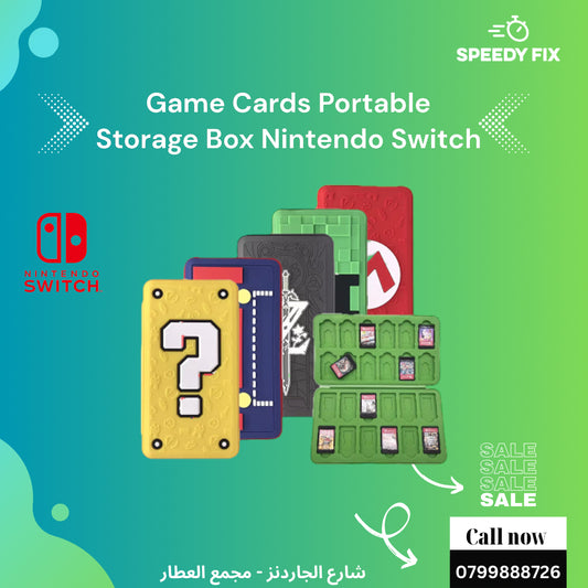 Game Cards Portable Storage Box Nintendo Switch