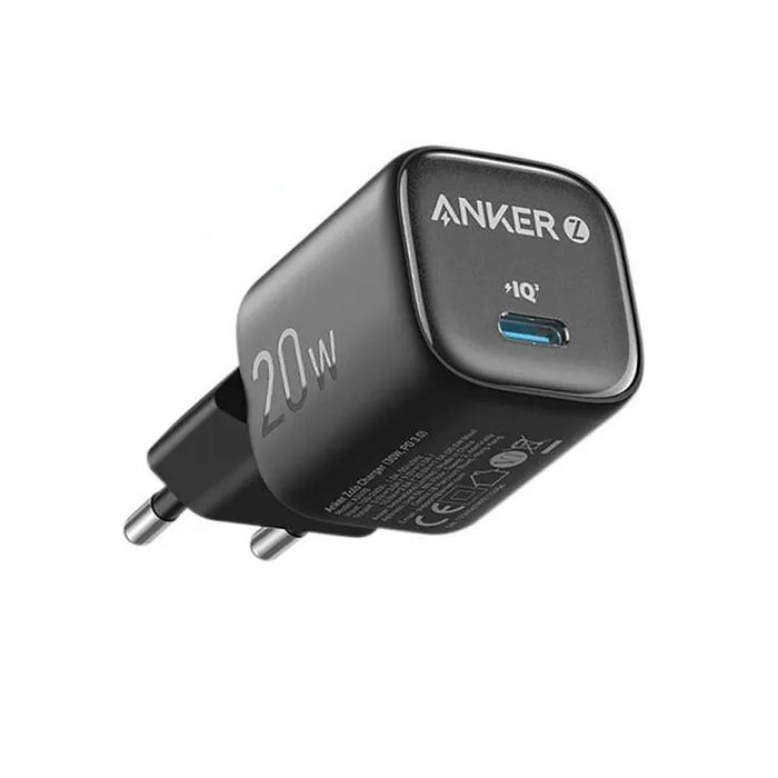 Anker Zolo Type-C Wall Charger, 20 Watt, Black